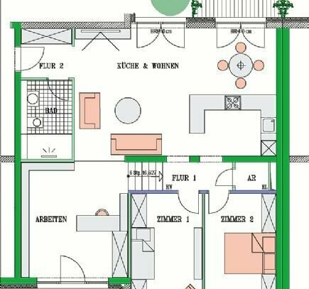 4-Zimmer Eigentumswohnung mit Terrasse und Homeoffice Option
