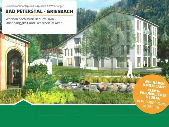Bad Peterstal-Griesbach - Neubau klimafreundlicher Seniorenwohnanlage, förderbar nach KfW!