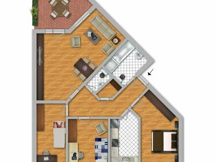 Familien aufgepasst, ein neues Zuhause wartet auf Sie: 4-Zimmer-Wohnung mit Balkon in Gerwisch (Dbl. 11-3)