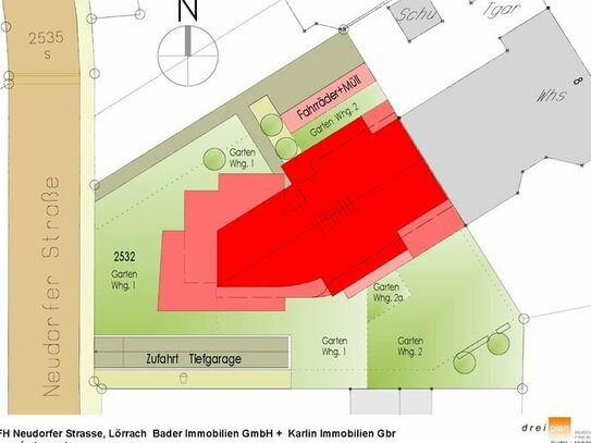 Zum Kauf: Lörrach, ETW - LIFT , 1 x TG Stellpl., vermietet, 1. OG