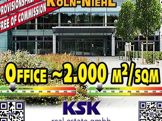 Autarke, moderne Büroetage 2.000 m²/sqm Self-sufficient, modern office floor