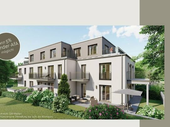 Jetzt 5% AfA! NEUBAU 3-Zimmer-Obergschosswohnung mit Balkon in Pfaffenhofen a. d. Ilm zu verkaufen!