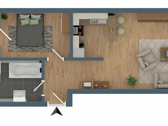 Attraktive Kapitalanlage im Zentrum von Gera Eine ETW im Jugendstilhaus mit 6,4 % Rendite