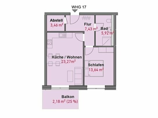 Wohnungstyp 4, Wohnung 17, Haus 2