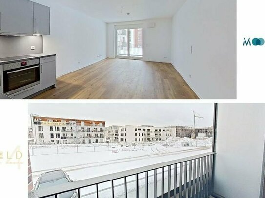 +++Riesige 3-Zimmer-Wohnung mit Balkon und Gäste-WC im Neubauquartier 'Field 4'+++