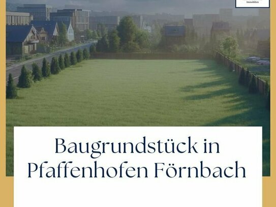 Exklusives Baugrundstück mit Vorbescheid für Doppelhaus /Einfamilienhaus in Förnbach Pfaffenhofen