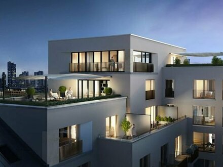 Modernes Stadtleben | 2-Zimmer-Studio-Wohnung mit großer Dachterrasse | KfW-55-Standard