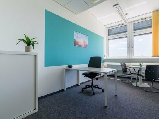 Privater Büroraum ganz auf Ihre individuellen Unternehmensbedürfnisse angepasst in Regus Airport