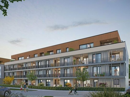 Hier werden Sie es hier Lieben: Moderne 2-Zimmer-Neubauwohnung am CARRÉ AM MARKT in Linkenheim-Hoch.: