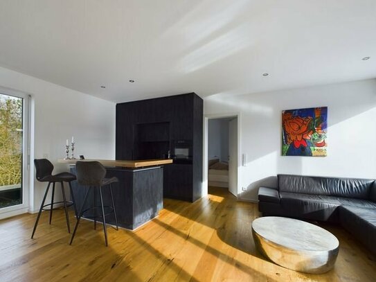 Penthouse-Panorama: Exquisite Wohnung mit weitläufiger Dachterrasse