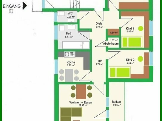 4 Zimmer-Erdgeschoss-Wohnung in Wittlich-Wengerohr