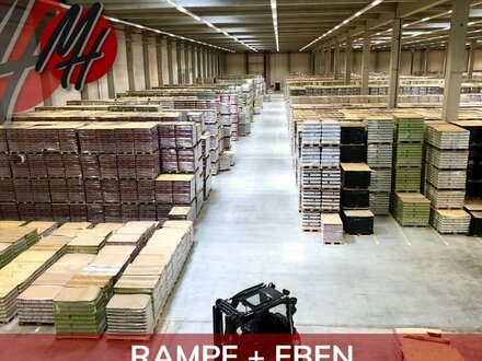 RAMPE + EBEN - 24/7-Nutzung - Lager-/Logistik (13.000 m²) & Büro (6.000 m²) zu vermieten