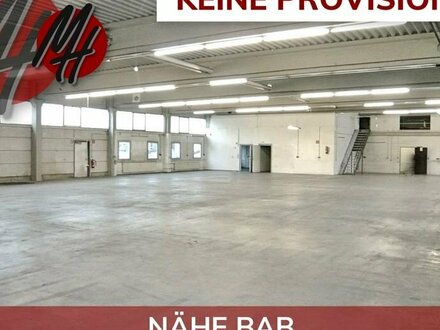 KEINE PROVISION - SCHNELL VERFÜGBAR - Lagerflächen (1.100 m²) mit kleinen Büro-/Sozialräumen