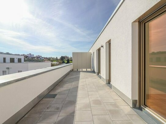 Attraktive Penthouse-Wohnung auf 79m² inkl. Tageslichtbad und Dachterrasse mit toller Aussicht