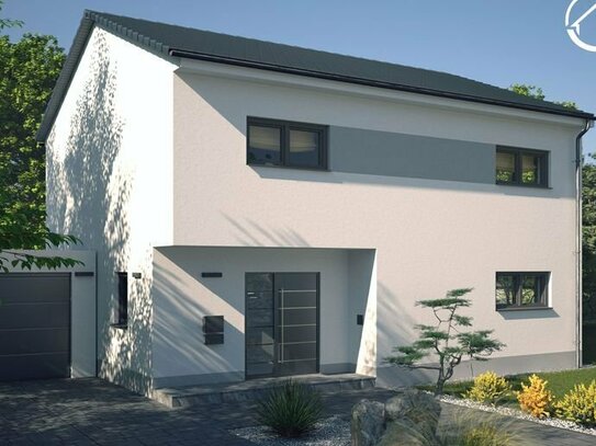 Bad Nauheim: Neubau eines modernen Einfamilienhauses in KFW 55 Qualität