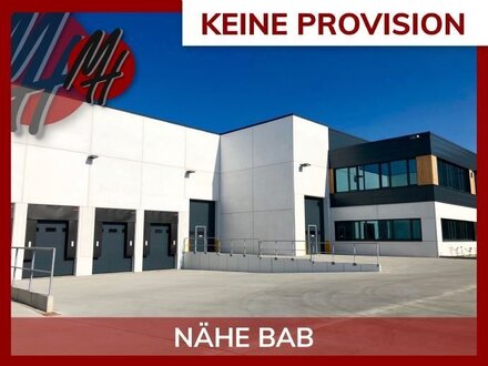 PROVISIONSFREI - LAGER-/LOGISTIK-NEUBAU - 5.000 m² / teilbar - Rampe + eben - 10 m Höhe - JETZT INFORMIEREN