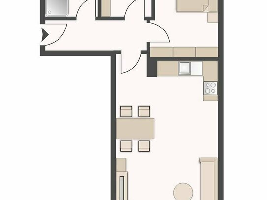 Neubau: Hochwertige 3-Zimmerwohnung in begehrter Lage