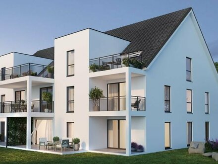++ Neubau - moderne 4-Zimmer-Wohnung zum Erstbezug mit zwei Terrassen und Gartenanteil ++