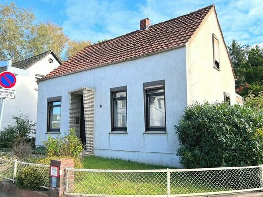 PURNHAGEN-IMMOBILIEN - Freist. 1-Fam.-Haus mit zusätzlichem Bauplatz in zentraler Lage von HB-Aumund