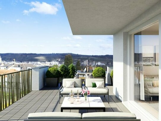 Einzigartige Penthouse Wohnung mit Blick über Bad Neuenahr-Ahrweiler, Neubau / Erstbezug