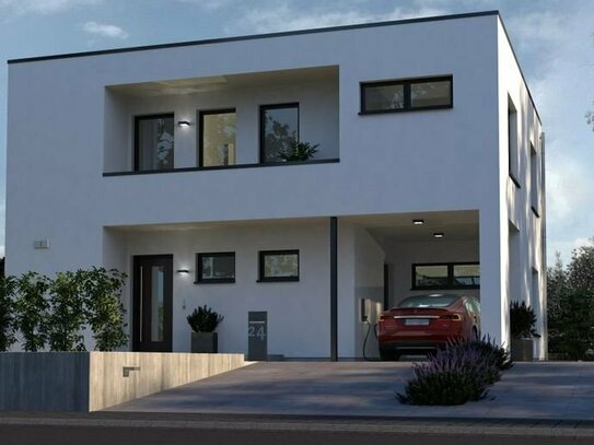 Moderner Bauhausstil mit durchdachtem Grundriss inkl. Carport