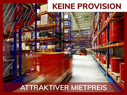 KEINE PROVISION - Lager (1.200 m²) & optional Büro zu vermieten