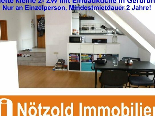 +++ Bezaubernde kleine 2- Zimmer Dachgeschosswohnung mit Einbauküche und TG-Stellplatz in Gerbrunn! Nur an Einzelperson…