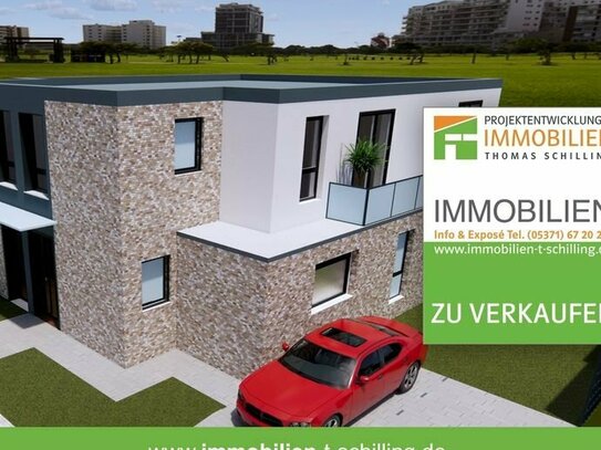 KUBUS NEUBAUPROJEKT 2024 in Braunschweig • 2 Zimmerwohnung • Plus Ankleide mit Pkw-Stellplatz & großer Dachterrasse