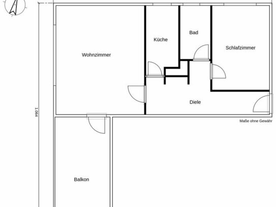 TOP Lage: 2-Zimmer-Eigentumswohnung mit Balkon in Berlin-Steglitz