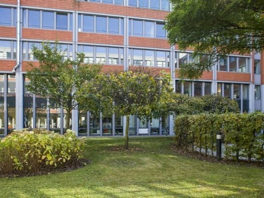 Zentral aber ruhig: Bürofläche mit Grünblick im Teltow-Karree südlich Berlins