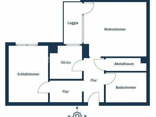 Hamburg "gleich um die Ecke": Gepflegte 2-Zimmer-Wohnung mit Loggia in bevorzugter Wohngegend