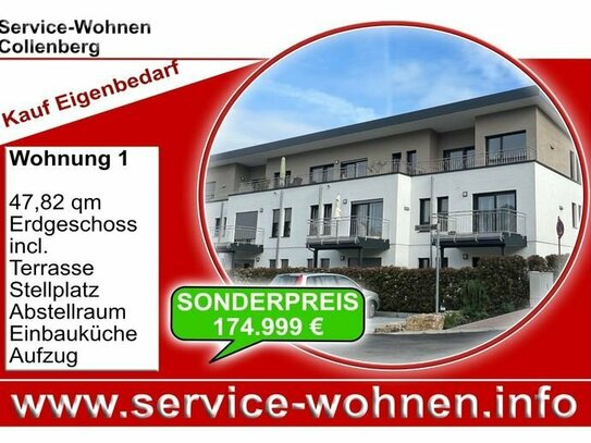 KAUF SERVICE-WOHNEN Kapitalanlage Eigennutzung Collenberg Miltenberg Seniorenwohnen 55 Plus Stellplatz, el. Rollos, Dac…