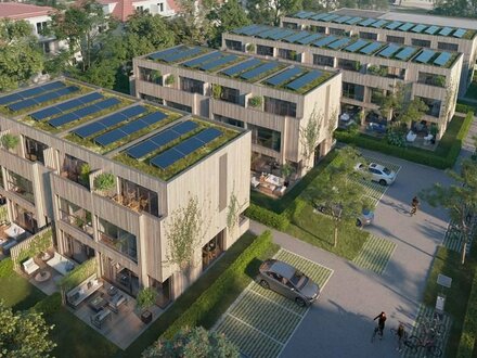 ENERGIEAUTARKES HOLZHYBRID-TOWNHOUSE