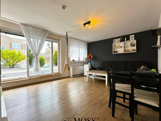 3 Zimmer Wohnung INKLUSIVE Garage in ländlicher Lage mit großem Sonnenbalkon | Duisburg-Mündelheim
