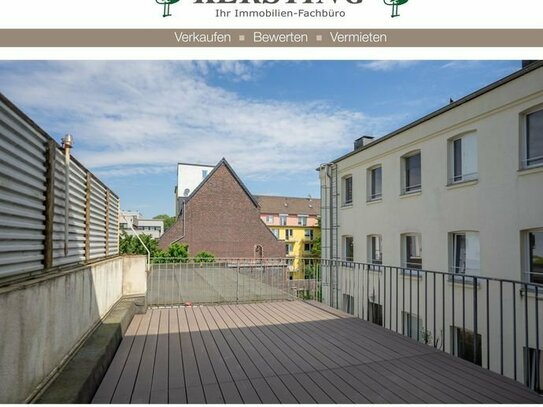 Krefeld City! Großzügige und lichtdurchflutete Wohnung mit großer Dachterrasse in zentraler Lage