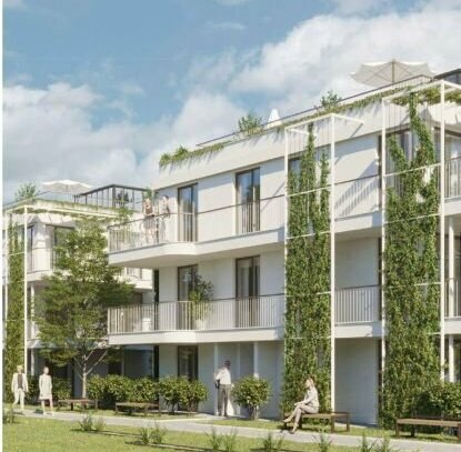 Neubau Erstbezug: 2-Zimmer-Wohnung mit Südterrasse und Garten