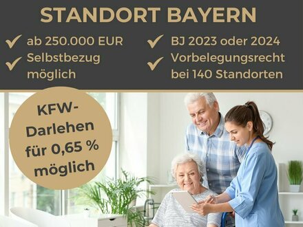 Sichere Pflegeimmobilien in Bayern: Ihre Rendite, Ihre Zukunft - Jetzt entdecken!
