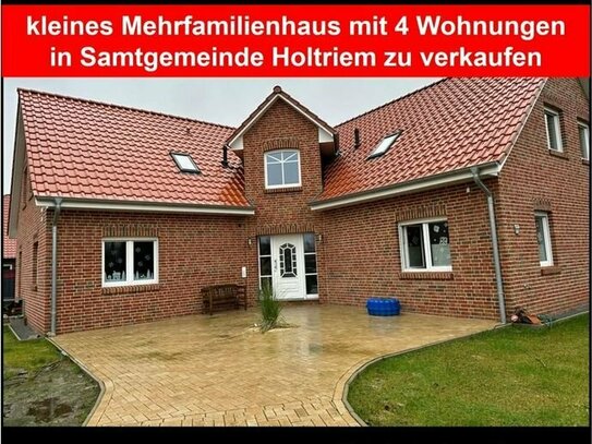 neu gebautes, hochwertiges 4-Familienhaus in Samtgemeinde Holtriem zu verkaufen