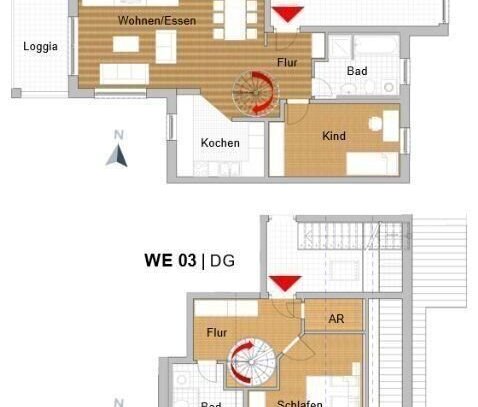 Neubau 3-4 Zimmer-Maisonette-Wohnung im Nürnberger Süden: im Grünen, Klimafreundlich, Top-Ausstattung & KfW 40