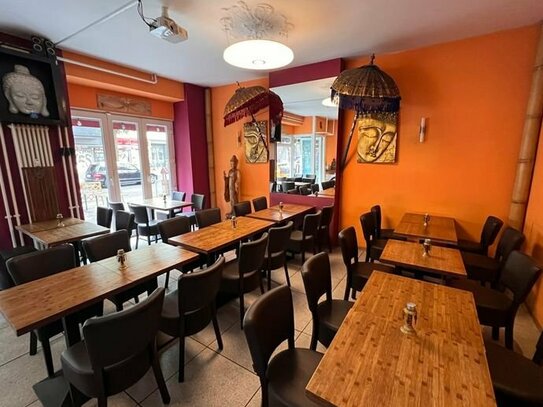 F-hain: Neue Bahnhofstr: Restaurant mit VOLLKÜCHE - ca 110 m² - SOFORT zu VERMIETEN - inkl. Abstand