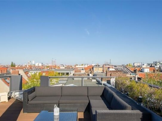 EXKLUSIVES DESIGNER-PENTHOUSE mit ca. 40qm Rooftop mit 360 Blick- nur 200 Meter zum KUDAMM