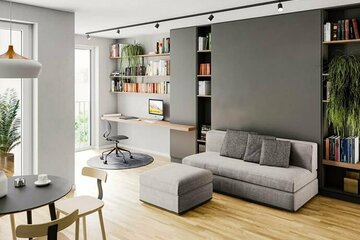 Neubau in Schönefeld: Optimal geschnittene 3-Zimmer-Wohnung mit Südbalkon