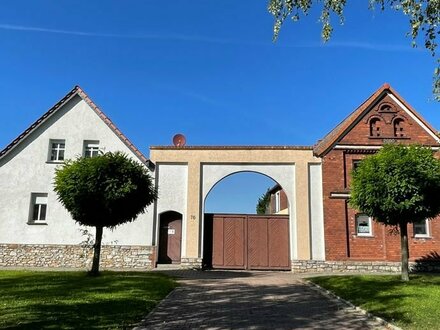 Sehr gepflegter Dreitseitenhof am Elbe Radweg