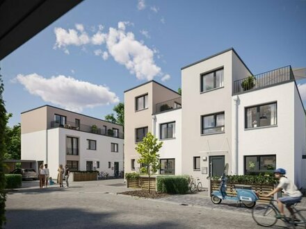 Doppelhaus zum Entspannen auf 3 Etagen mit Dachterrasse und Garten!