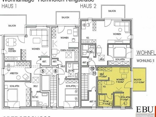 1-Zimmer-Neubau-Eigentumswohnung in Hemhofen