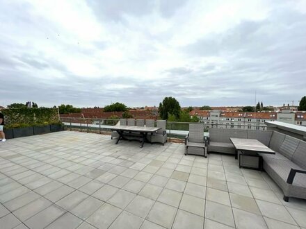 Luxuriöses Penthouse, exkl. möbliert, mit Blick über Berlin und riesiger Dachterrasse!