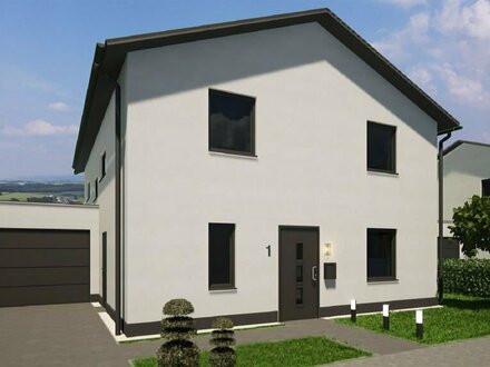 Schlüsselfertiges modernes Einfamilienhaus inkl. Garage Energieeffizientes Bauen mit KfW 40 Förderung