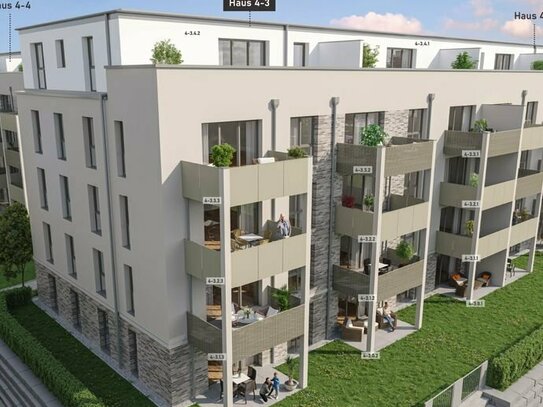 Stadtwohnung mit Gartengefühl: Gemütliche 3-Zimmer-ETW mit kleinem Grün in Hattersheim (KfW40 NH)
