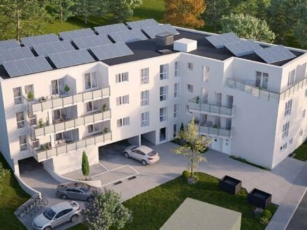 KfW Effizienzhaus 40 mit QNG Zertifikat 2 ZKB Wohnung mit Süd Balkon und Bad mit Fenster BAUBEGINN ERFOLGT