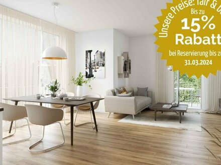 48.990 € Preisnachlass! Große und helle Gartenwohnung mit toller Terrasse!
